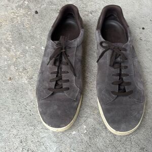 Ermenegildo Zegna Gray suede sneakers
